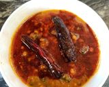 A picture of step 16 of Dal Palak.