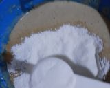 A picture of step 4 of Coffee swiss roll.