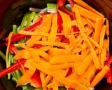 Foto del paso 7 de la receta Pollo al curry con verduras en la crockpot 🍗🫑🍅🥕🌶️