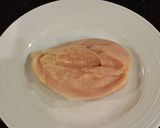A picture of step 6 of Stuffed Chicken Breasts with Cheese, Poblano Peppers and Pastram.
