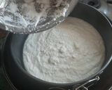 A picture of step 3 of Sandwich Dhokla.