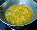 A picture of step 4 of Pears Halwa.