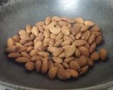 A picture of step 1 of Almond ladoos.