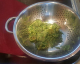 A picture of step 4 of Zucchini "meatballs".