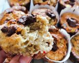 Foto langkah ke 4 dari resep Banana muffin super Moist,no Mixer.