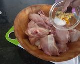 A picture of step 1 of Ukwaju/tamarind chicken.