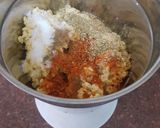 A picture of step 2 of Aloo Bedmi.