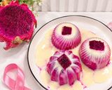 Foto langkah ke 4 dari resep Dragon Fruit milk Pudding.