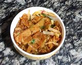 A picture of step 2 of Masaledar chapati noodles.