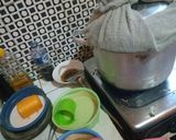 Foto langkah ke 2 dari resep Kue Lapis daun suji.