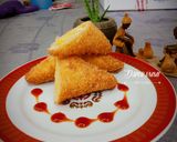 Foto langkah ke 6 dari resep Roti tawar isi salad kentang.