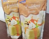 Foto langkah ke 1 dari resep Strawberry Shortcake Caramel Cheese Pudding🍰.
