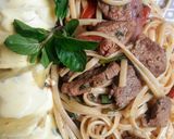 Foto del paso 6 de la receta: Linguini Saltado con Papa y crema Huancaina🇵🇪