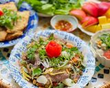 Hình bước làm 5 của món Gỏi Thịt Bò Hoa Chuối