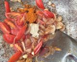 A picture of step 1 of Curry pork stew.