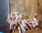 Foto del paso 2 de la receta: Ensalada de espinacas con tocino