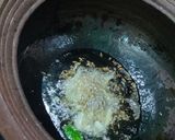 A picture of step 5 of Brinjal drumstick kara kulambu.