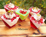عکس مرحله 6 از دستور پودینگ وانیلی با ژله انار