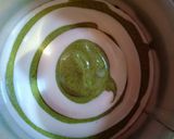 Hình bước làm 5 của món Zebra ogura cake phiên bản matcha