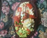 A picture of step 11 of Italian sizzler with spinach, pineapple pasta.