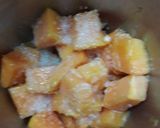A picture of step 2 of Tricolour smoothie.
