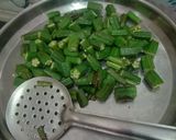 मसाला भिंडी (masala bhindi recipe in Hindi) रेसिपी चरण 2 फोटो
