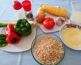 Foto del paso 1 de la receta: Morrones rellenos de choclo y pollo