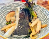Une image de l'étape 3 de Turbot d’asperges Croquantes à la Pomme.