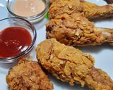 A picture of step 5 of KFC style Chicken.