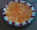 Foto del paso 7 de la receta: Tarta de duraznos 🍑🍑🍓