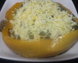 Foto del paso 10 de la receta Calabaza rellena de gambas con pepinillos en vinagre