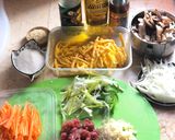 Foto langkah ke 4 dari resep Japchae (Authentic Recipe/resep asli) stir fried korean glass noddle.