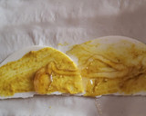 Foto del paso 2 de la receta: Bratwurst con mostaza y miel en hojaldre