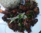 A picture of step 11 of Black pepper Chicken.