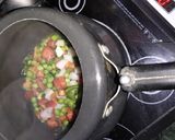 A picture of step 3 of Mix veg Pulao.