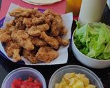 Foto langkah ke 3 dari resep 203. Chicken Tortilla Wrap.