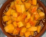 Foto del paso 1 de la receta: Calabaza en salsa 🎃