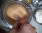 A picture of step 3 of Tiranga Shrikhand.
