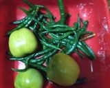 Foto langkah ke 1 dari resep Sambal lado ijo teri.