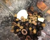 Foto del paso 3 de la receta: 436. Ensalada de fusilli de lenteja roja con salsa de aceitunas y anchoas (principal pasta)