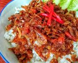 Foto langkah ke 4 dari resep Udang Rebon Pedas Gurih.