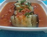 Foto del paso 2 de la receta: Rolls de berenjena ricota y acelga con una salsa natural roja