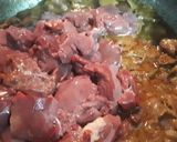 عکس مرحله 2 از دستور خوراک دل و جگر مرغ