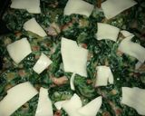 Foto del paso 9 de la receta Contramuslos de pollo con bechamel de espinacas y jamón serrano