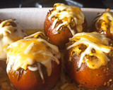 Foto del paso 4 de la receta: Tomates rellenos de zanahoria, espinacas y huevo