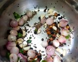 A picture of step 7 of One-pot Vatha kuzhambu rice.