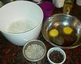 Foto del paso 1 de la receta: Galletas de avena con chispas de chocolate, girasol y azúcar rubia