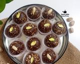 عکس مرحله 13 از دستور ترافل شکلاتی آجیلی