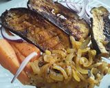 Foto del paso 9 de la receta: Asado vegetariano...🤔😜😛🍆🥒🥕🌰🌶🍯