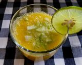 รูปขั้นตอนการทำที่ 4 ของ ม็อคเทลมะม่วงฝรั่งโซดา🥭🍋🥤